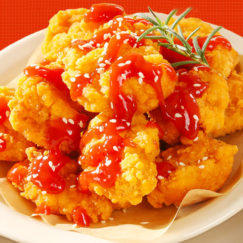 韓國首爾炸雞裹粉雞塊韓式炸雞半成品裹粉油炸無骨雞肉空氣炸鍋餐廳小吃台灣同城配送