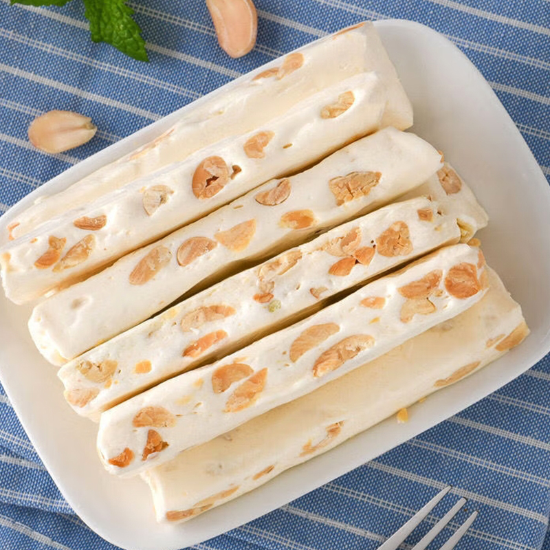 牛軋糖台灣風味手工老式花生牛軋糖節日喜糖網紅懷舊零食軟牛紮糖果年貨小吃整箱台灣同城配送