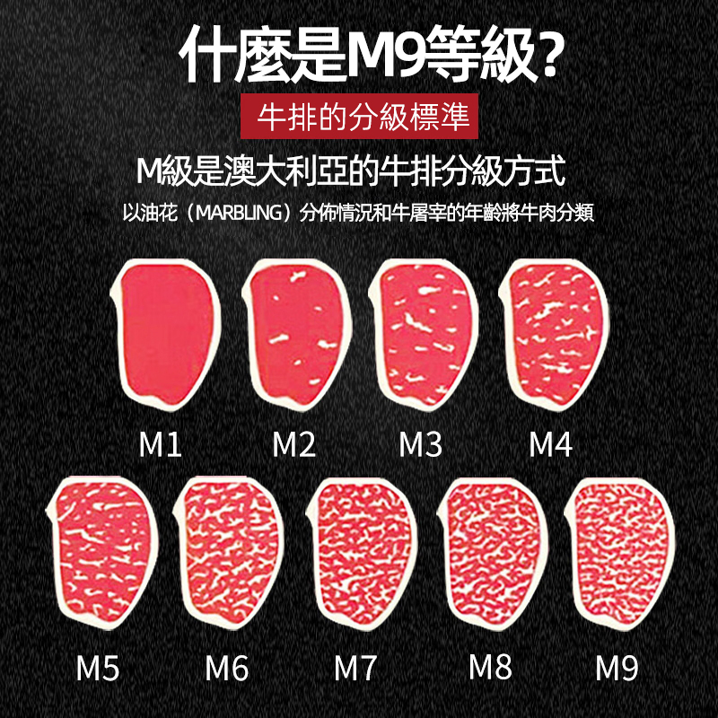 澳牛日記澳洲和牛M9菲力原切牛排谷飼兒童雪花惠靈頓牛扒台灣同城配送