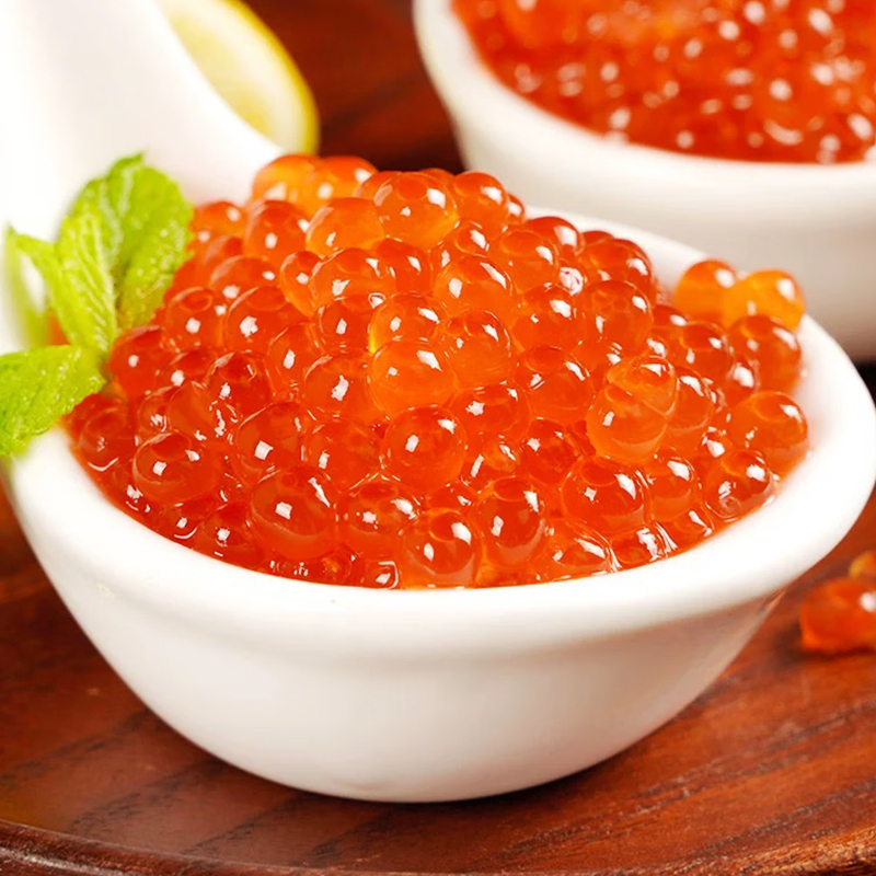 太平洋鲑鱼卵寿司三文鱼子酱鲑鱼卵鲑鱼子台灣同城配送