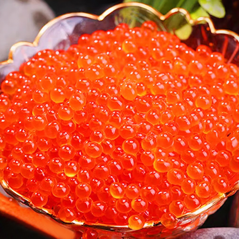 太平洋鲑鱼卵寿司三文鱼子酱鲑鱼卵鲑鱼子台灣同城配送